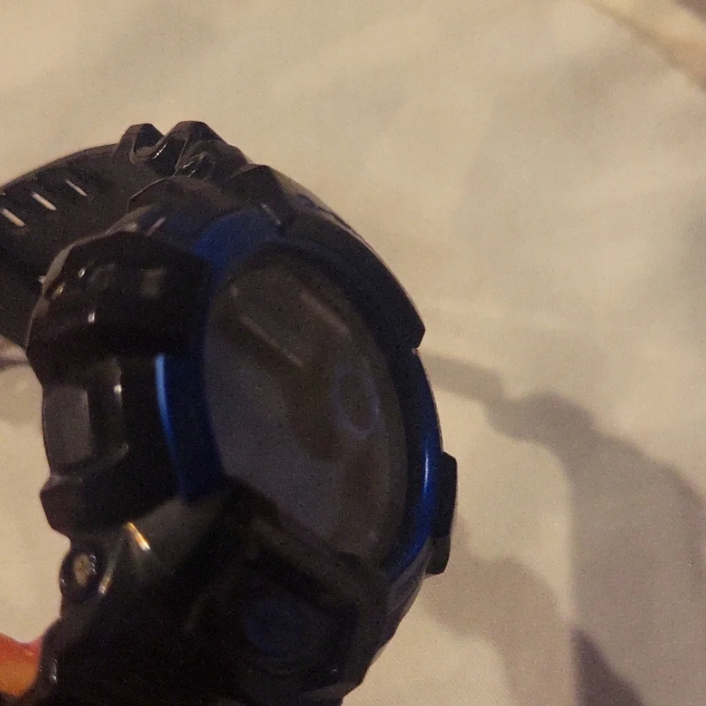 G ShockCasio Men's G8900A-1CR G-Shock Black and Blue Resin Digital Sport Watch